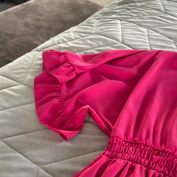 Pink Ruffled Dress - Picture 4 of 5